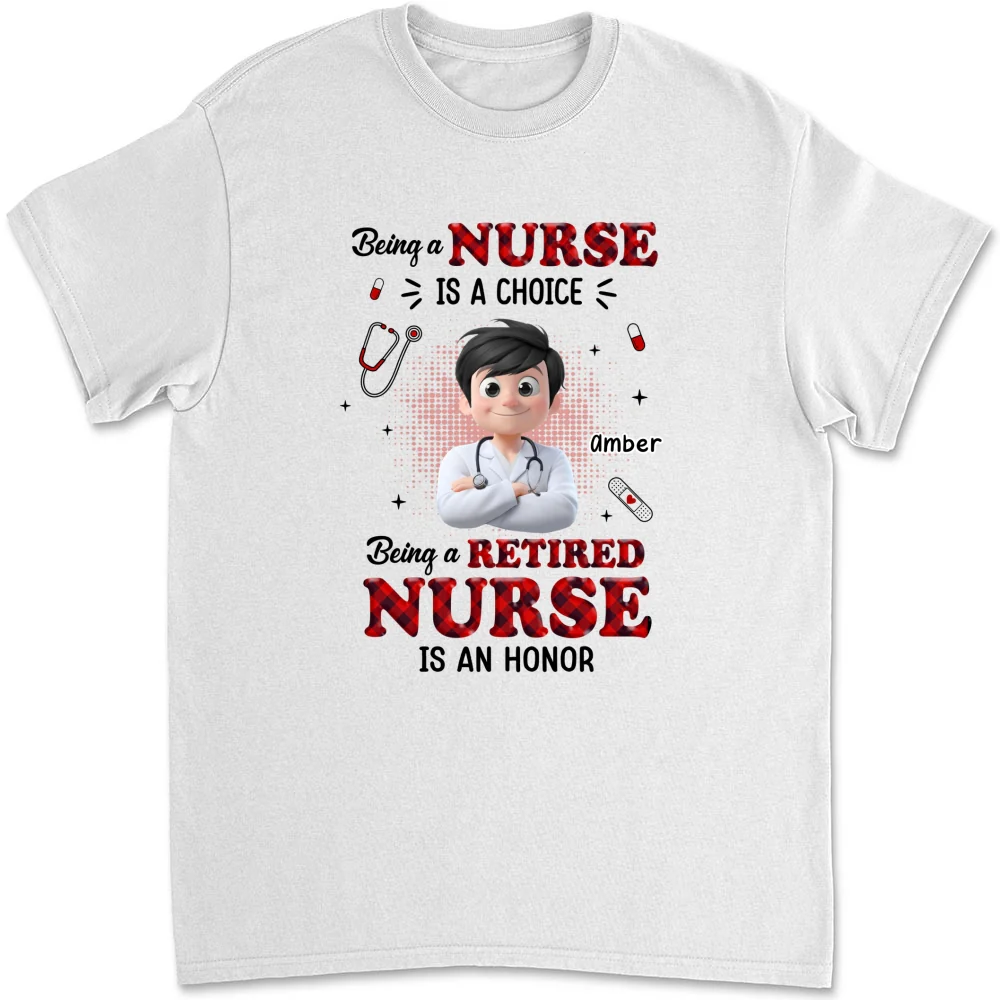 Being A Nurse - Personalized Custom Shirt - Image 6