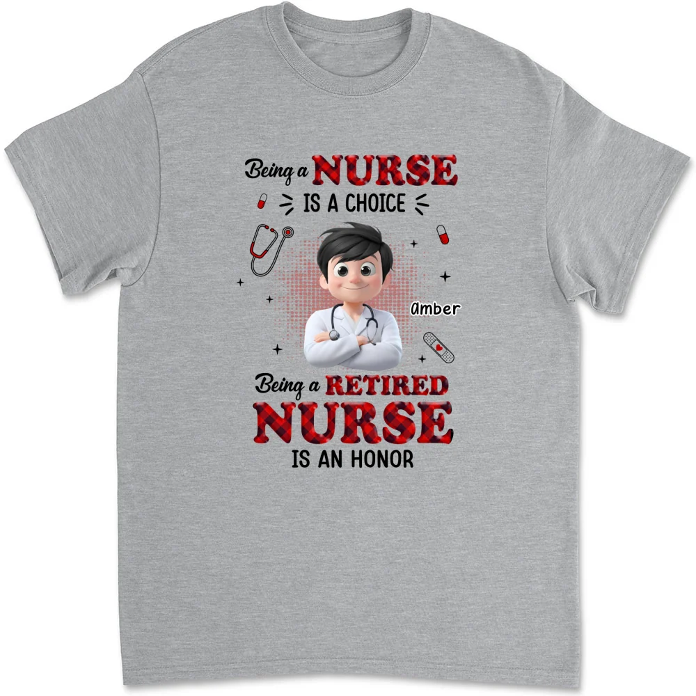 Being A Nurse - Personalized Custom Shirt - Image 7