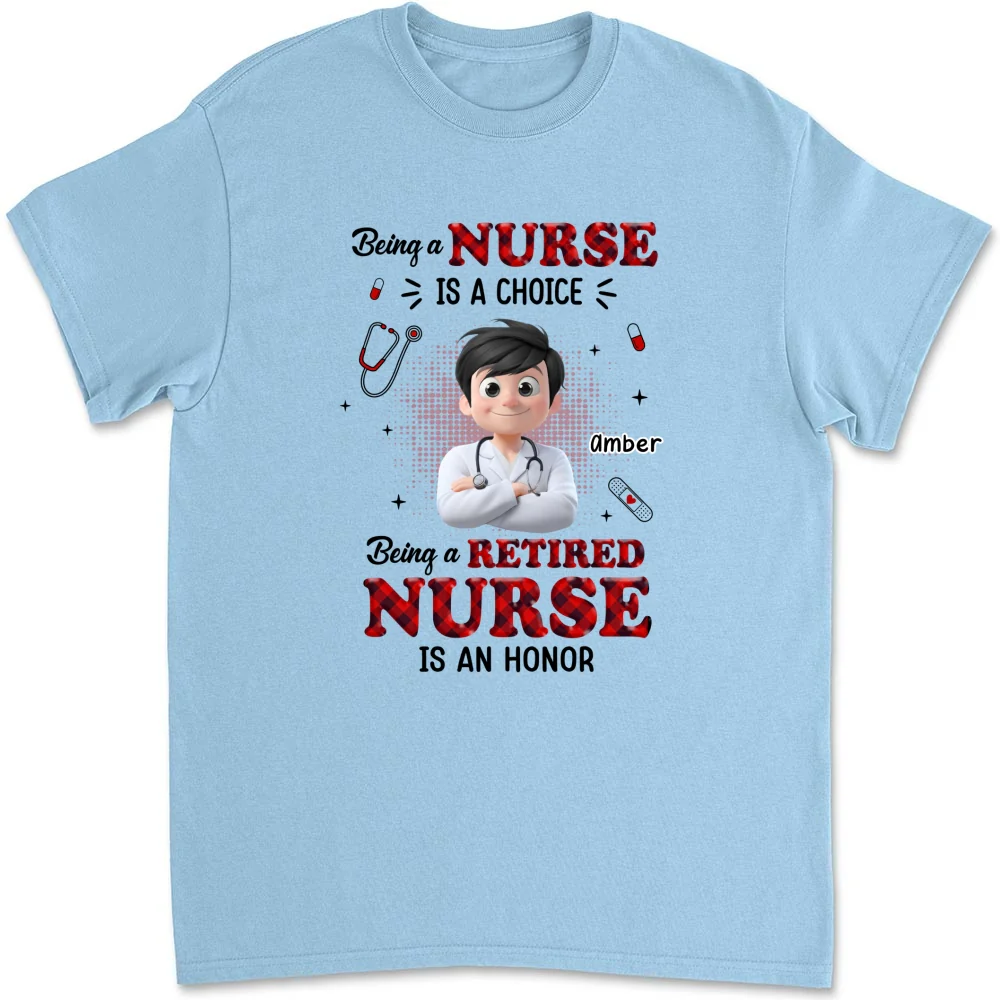 Being A Nurse - Personalized Custom Shirt - Image 8