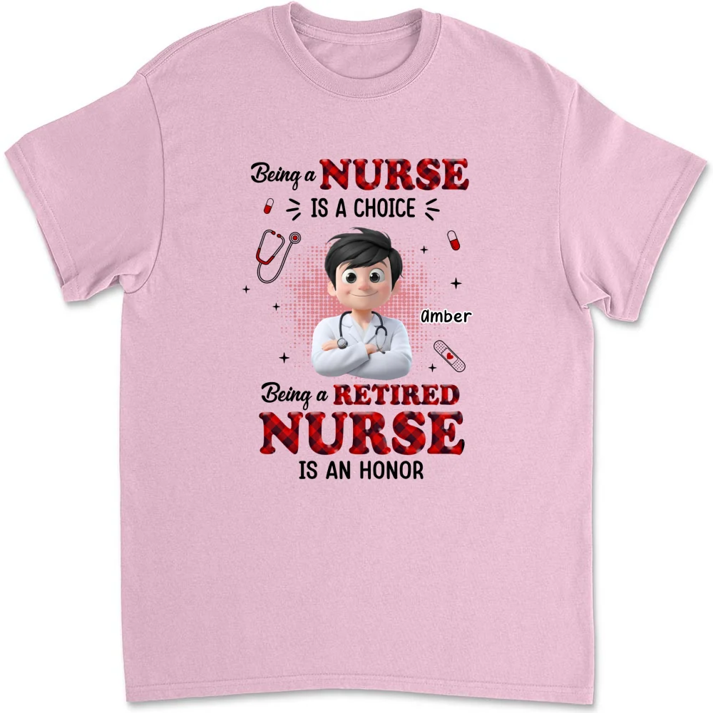 Being A Nurse - Personalized Custom Shirt - Image 9