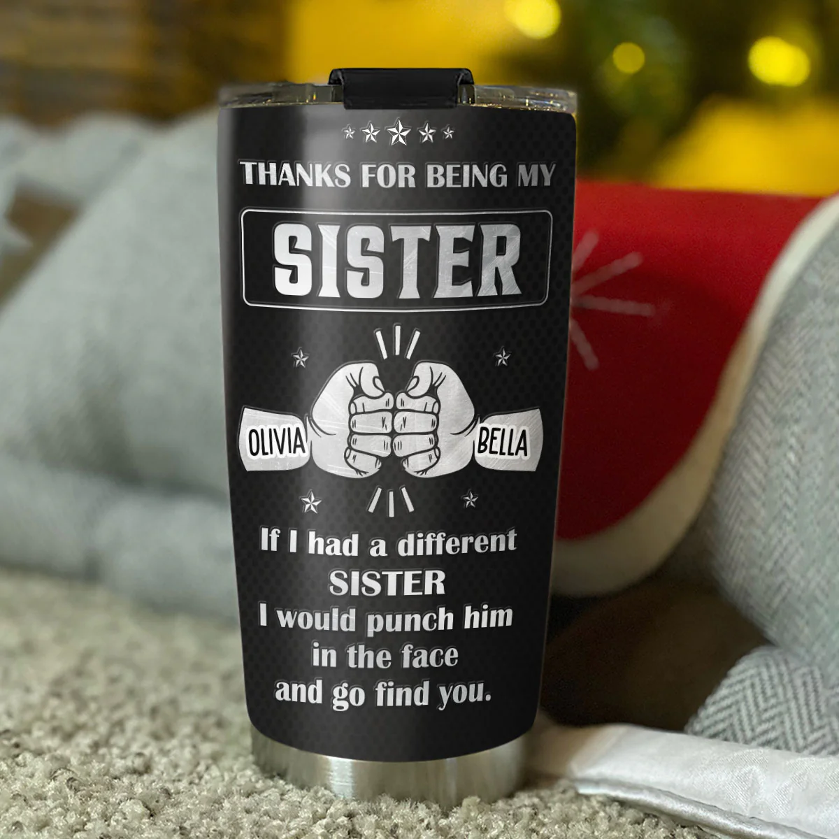 Being My Brother - Personalized Custom Tumbler - Image 4