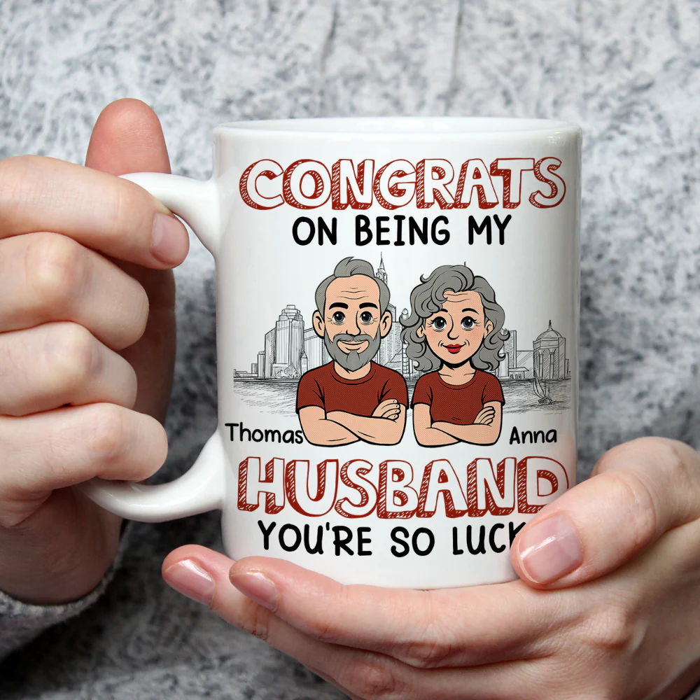 Being My Hubby - Personalized Custom Coffee Mug - Image 3