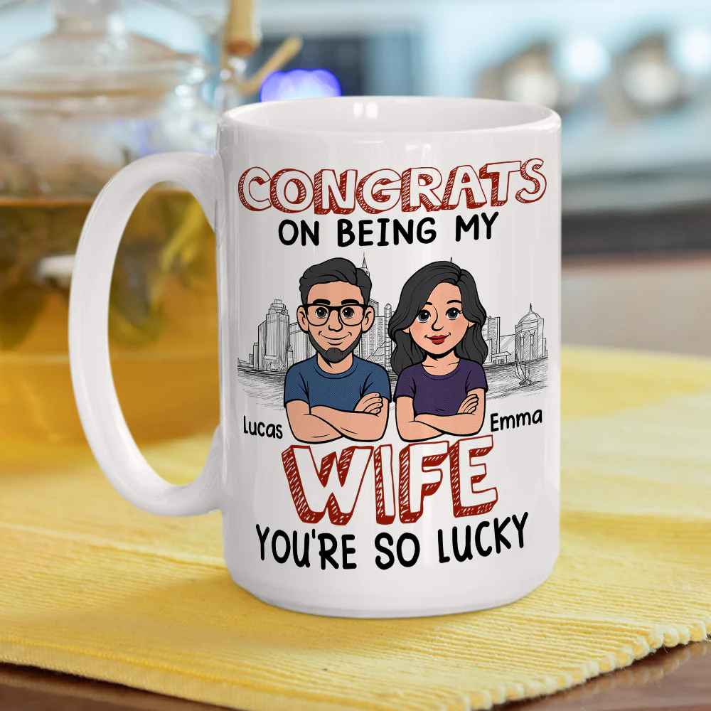 Being My Hubby - Personalized Custom Coffee Mug - Image 7