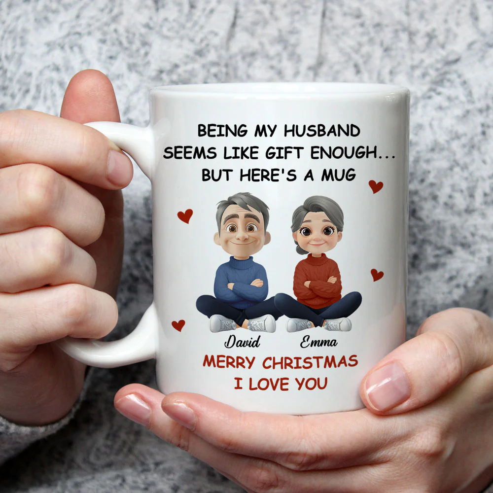 Being My Husband - Personalized Custom Coffee Mug - Image 4