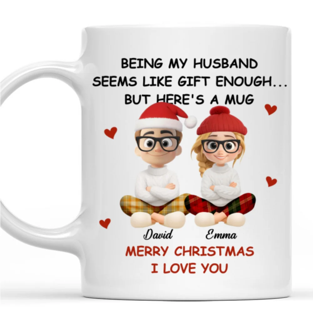 Being My Husband - Personalized Custom Coffee Mug - Image 8