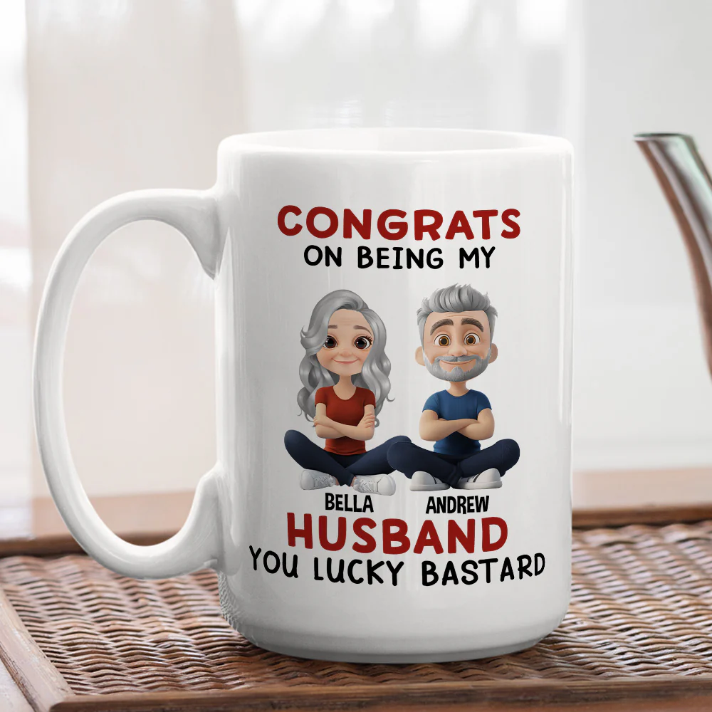 Being My Husband - Personalized Custom Coffee Mug - Image 3