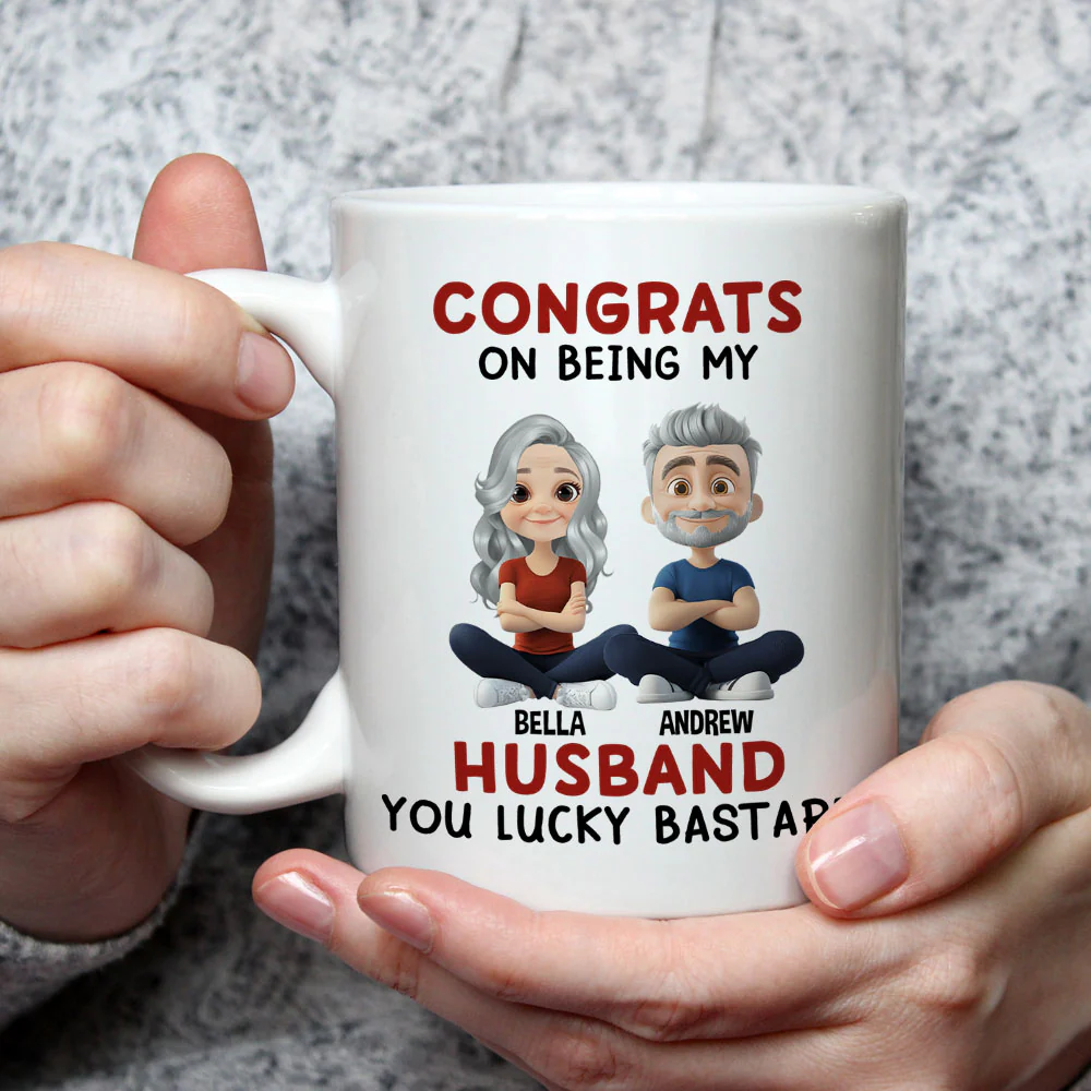Being My Husband - Personalized Custom Coffee Mug - Image 4