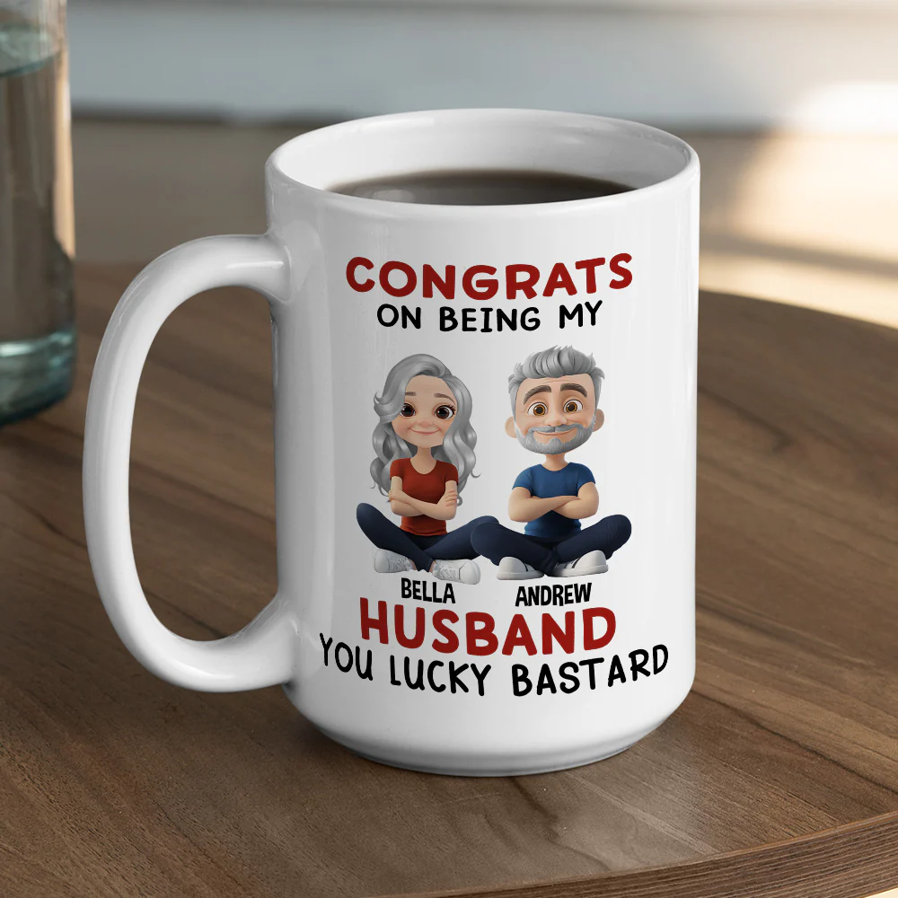 Being My Husband - Personalized Custom Coffee Mug - Image 5