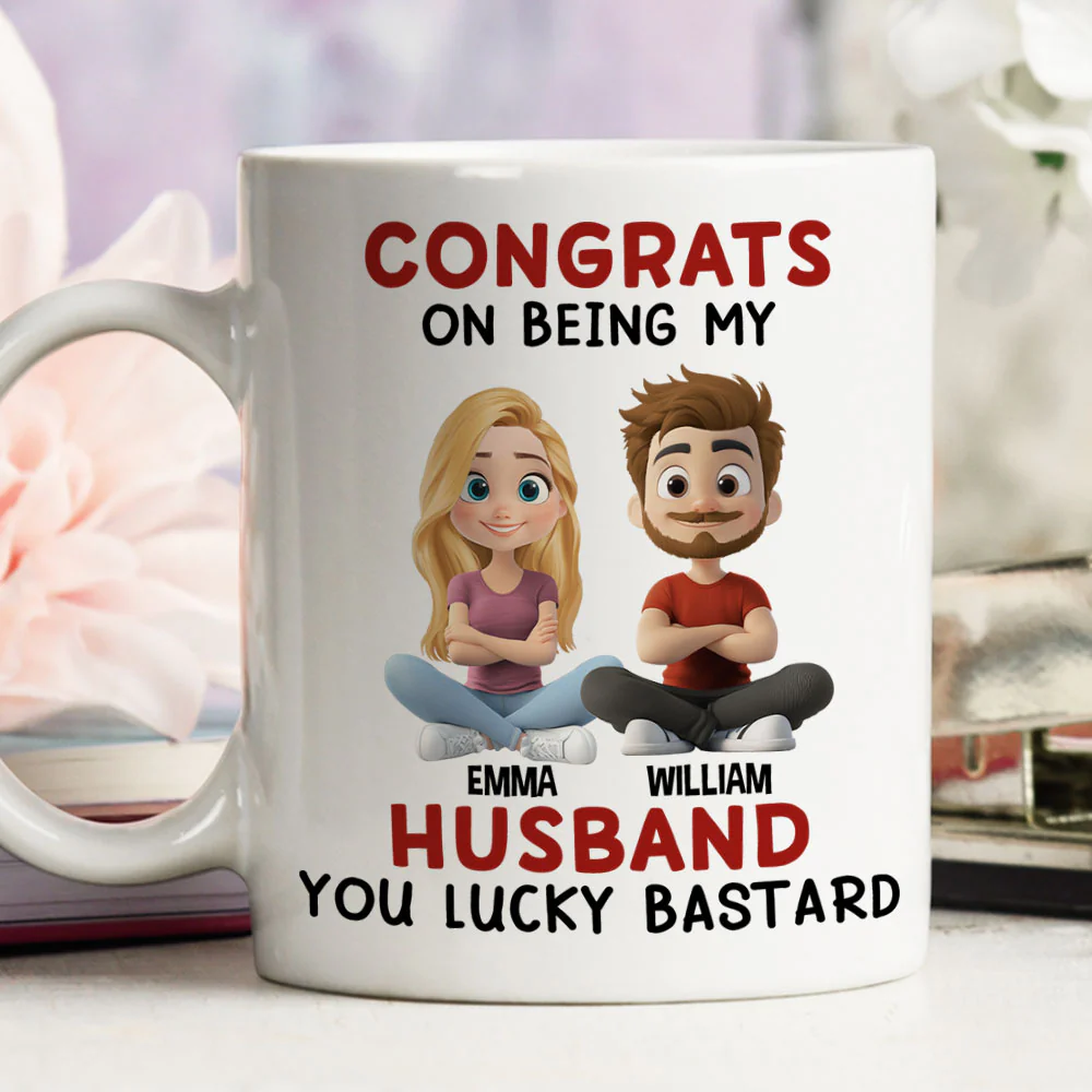 Being My Husband - Personalized Custom Coffee Mug - Image 7