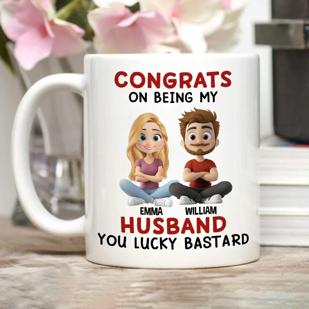 Being My Husband - Personalized Custom Coffee Mug - Image 9