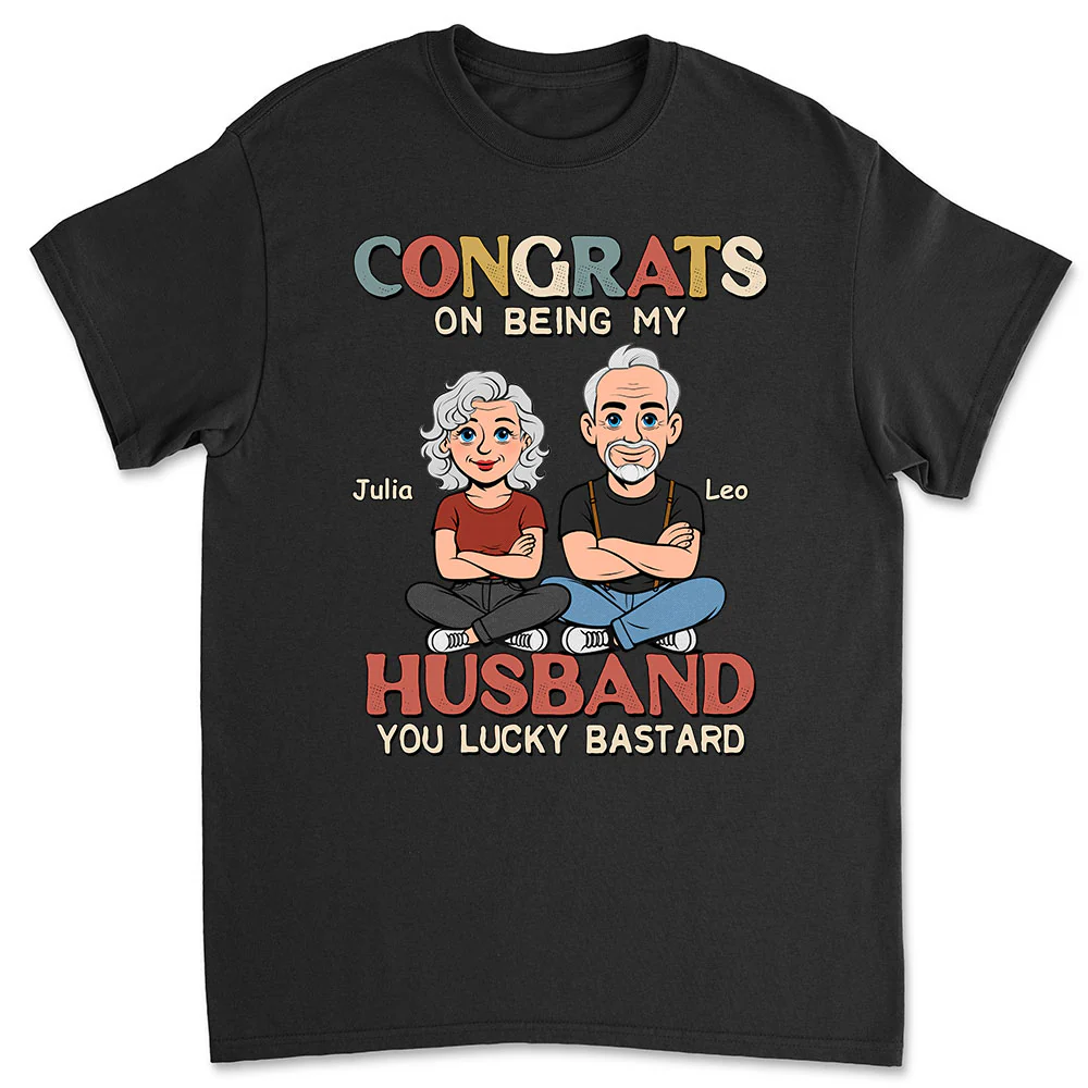 Being My Husband Retro - Personalized Custom Shirt