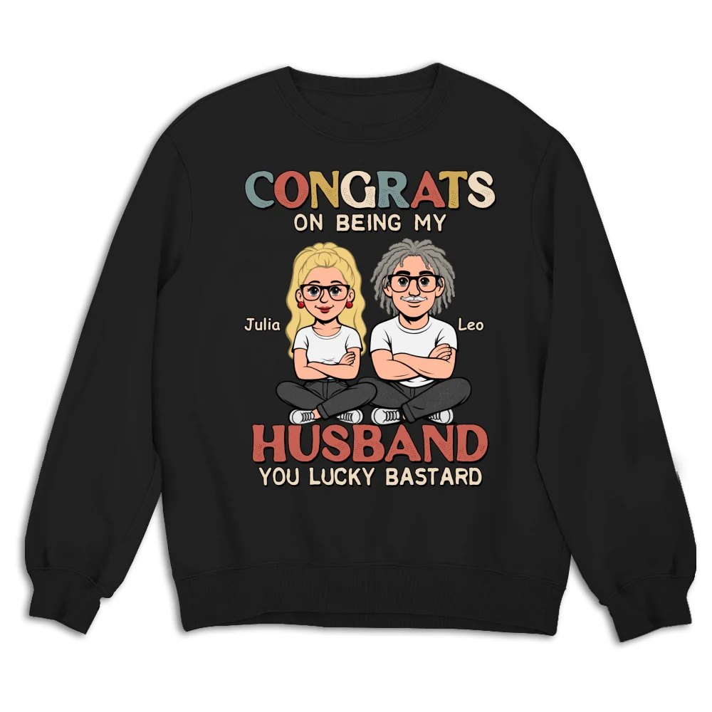 Being My Husband Retro - Personalized Custom Shirt - Image 13