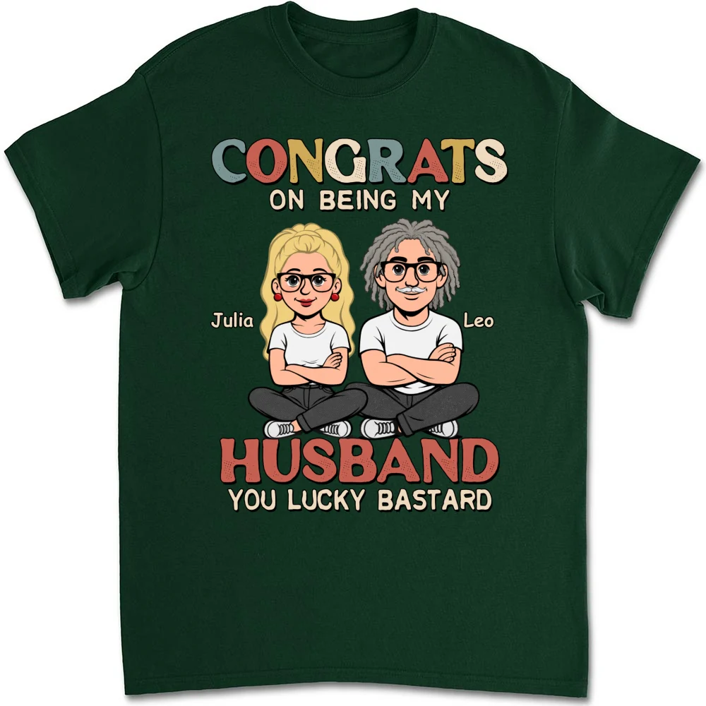 Being My Husband Retro - Personalized Custom Shirt - Image 8