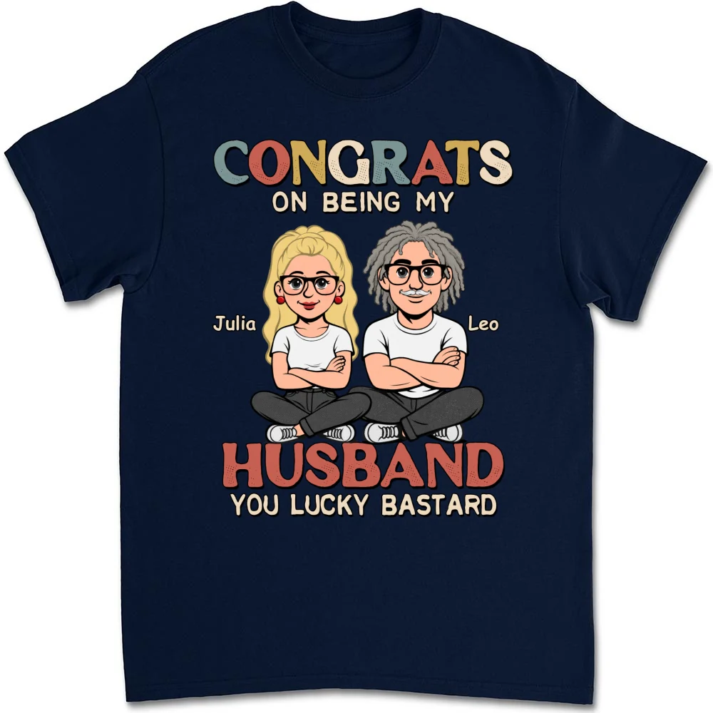 Being My Husband Retro - Personalized Custom Shirt - Image 9