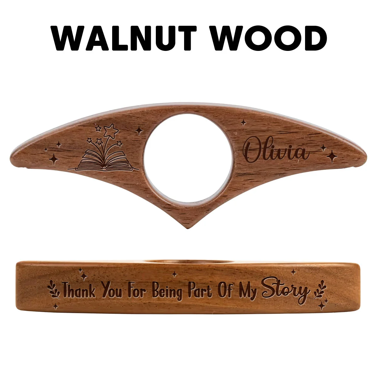 Being Part Of My Story - Personalized Custom Book Page Holder - Image 8