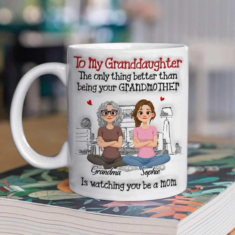 Being Your Grandparents - Personalized Custom 3D Inflated Effect Mug - Image 2
