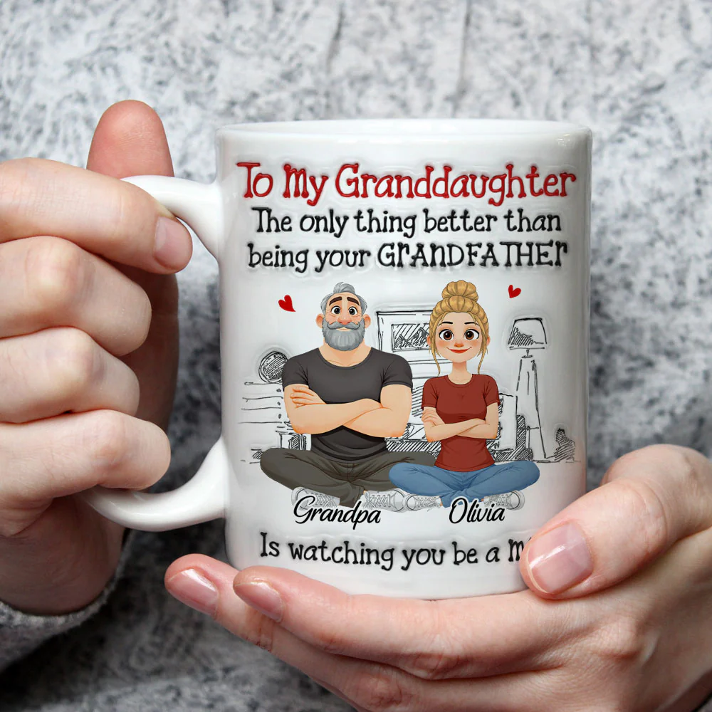Being Your Grandparents - Personalized Custom 3D Inflated Effect Mug - Image 3