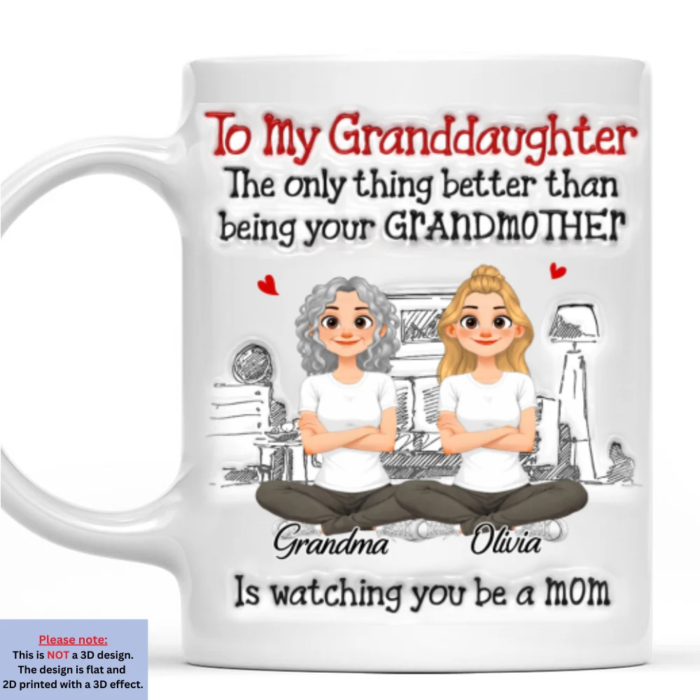 Being Your Grandparents - Personalized Custom 3D Inflated Effect Mug - Image 8