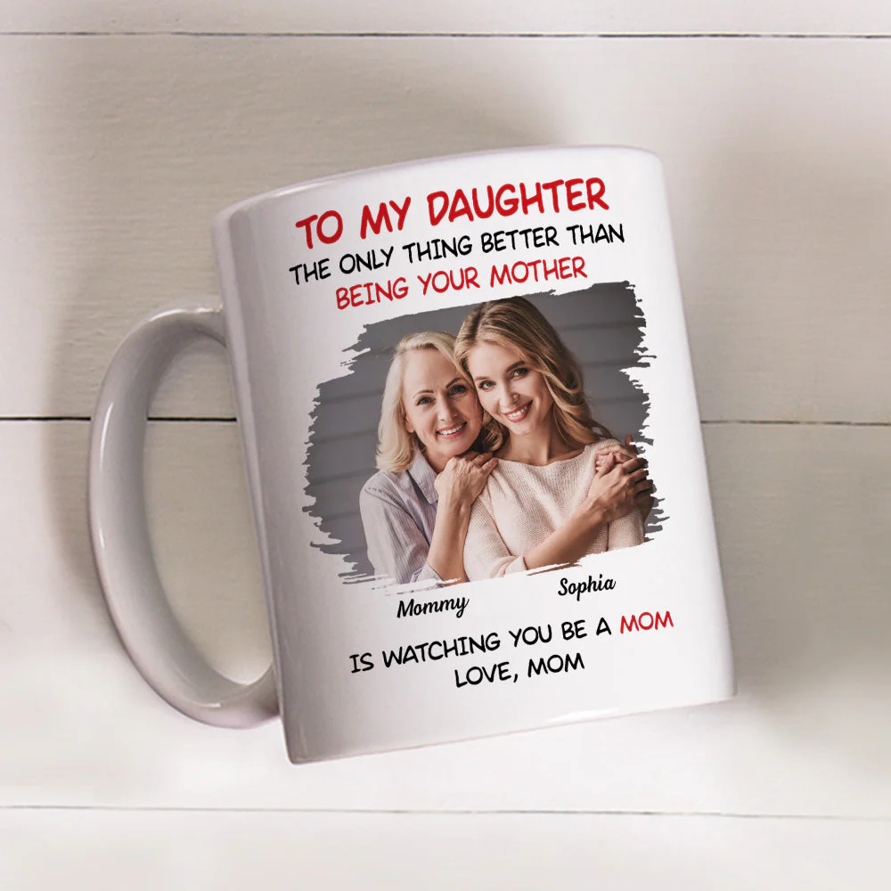 Being Your Mother - Personalized Custom Coffee Mug - Image 2