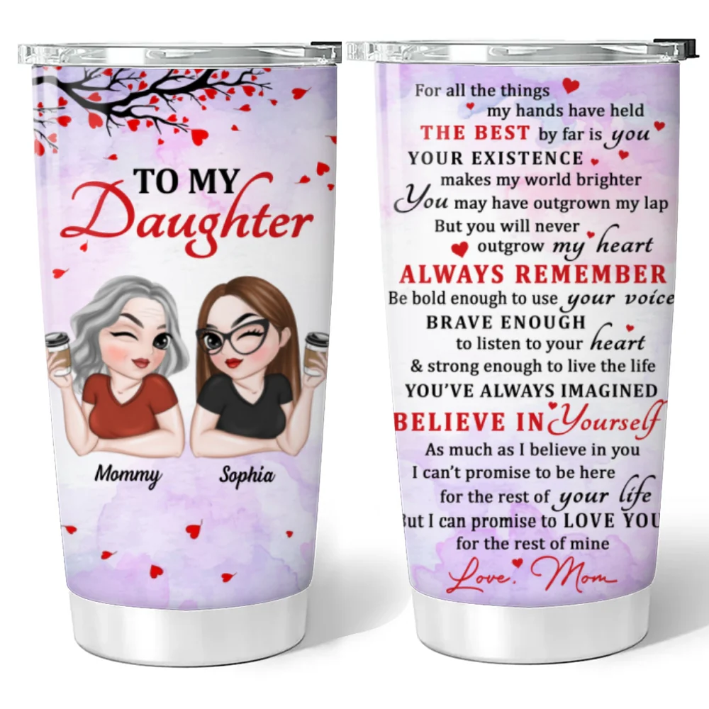 Believe In Yourself - Personalized Custom Tumbler - Image 6