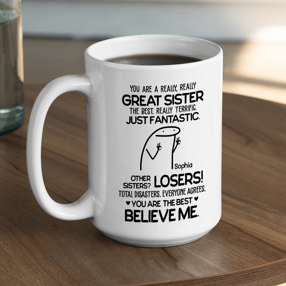 Believe Me - Personalized Custom Coffee Mug - Image 4