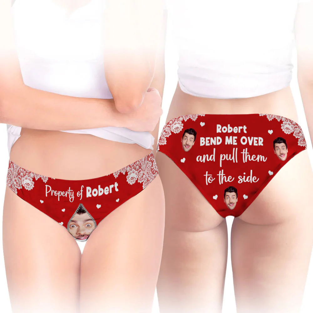 Bend Me Over - Personalized Women Briefs - Image 3
