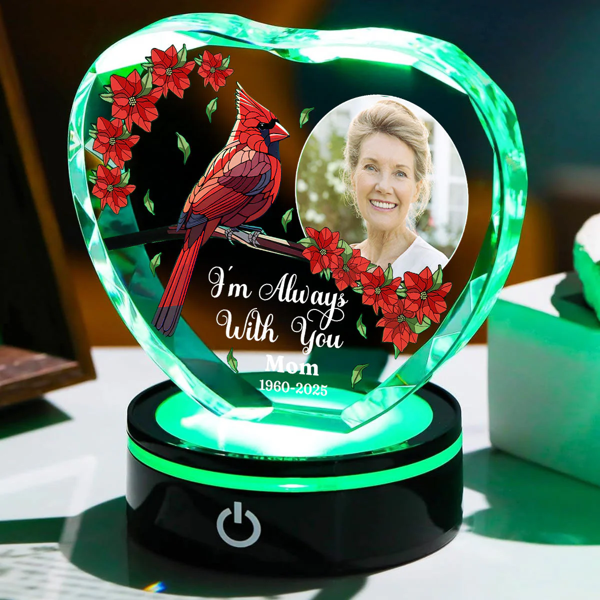 Beside You - Personalized Custom Crystal Led Light - Image 3
