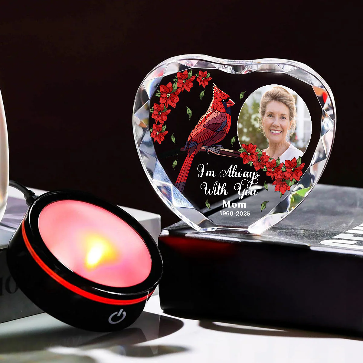 Beside You - Personalized Custom Crystal Led Light - Image 6