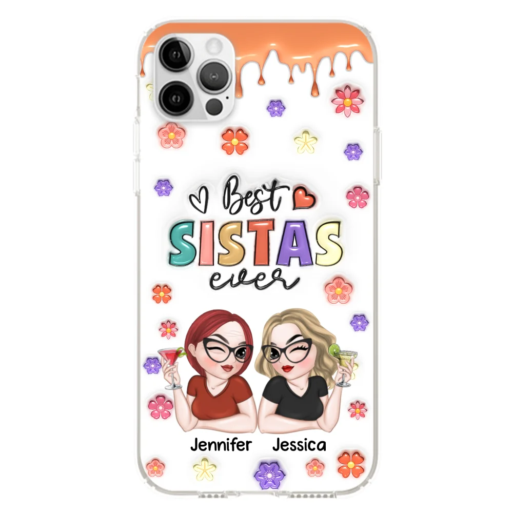 Best Bestie Ever - Personalized Custom 3D Inflated Effect Phone Case - Image 13