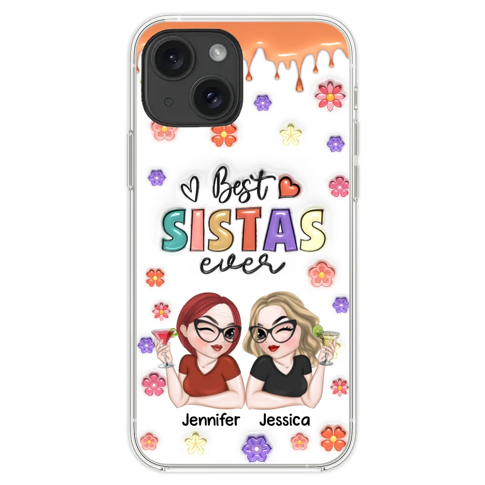 Best Bestie Ever - Personalized Custom 3D Inflated Effect Phone Case - Image 21