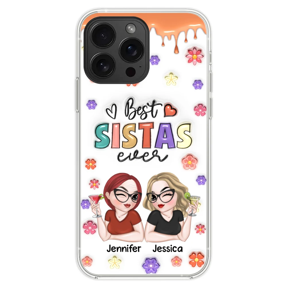 Best Bestie Ever - Personalized Custom 3D Inflated Effect Phone Case - Image 22