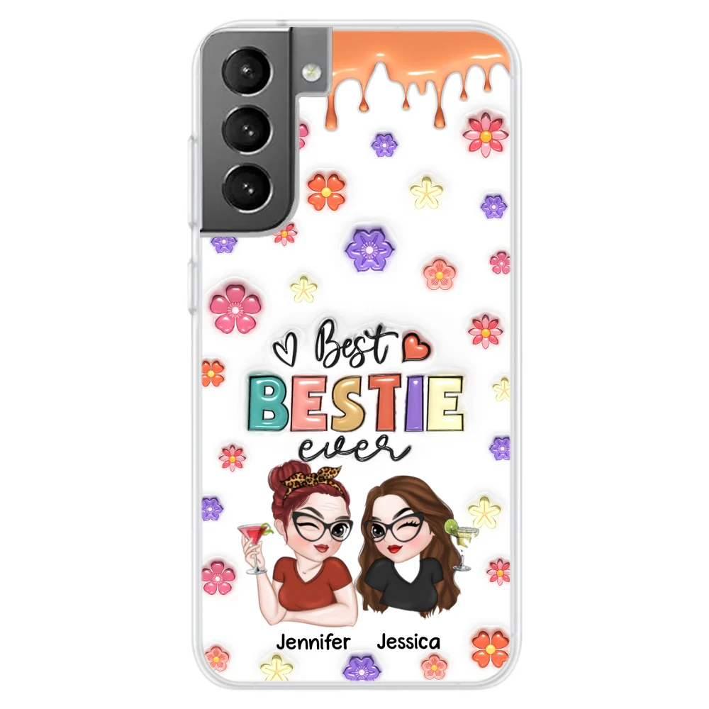 Best Bestie Ever - Personalized Custom 3D Inflated Effect Phone Case - Image 27