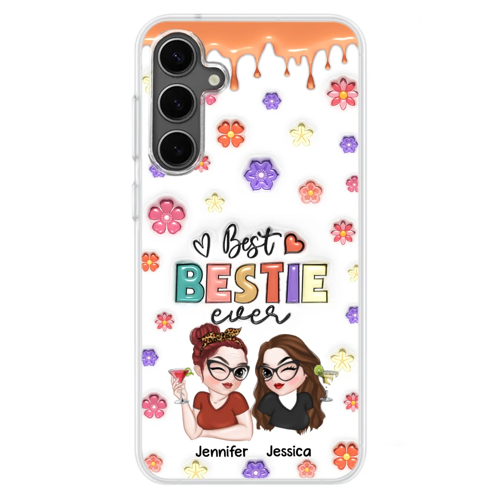 Best Bestie Ever - Personalized Custom 3D Inflated Effect Phone Case - Image 29