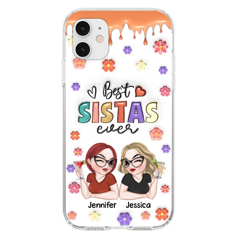 Best Bestie Ever - Personalized Custom 3D Inflated Effect Phone Case - Image 8