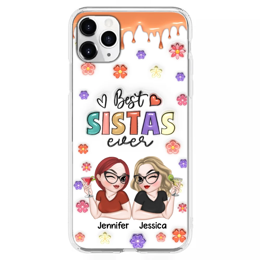 Best Bestie Ever - Personalized Custom 3D Inflated Effect Phone Case - Image 9