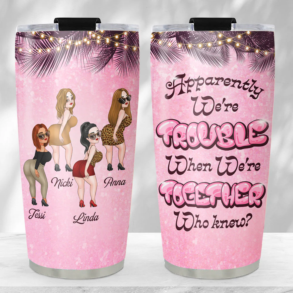 Best Bestie Ever - Personalized Custom Tumbler - Image 4