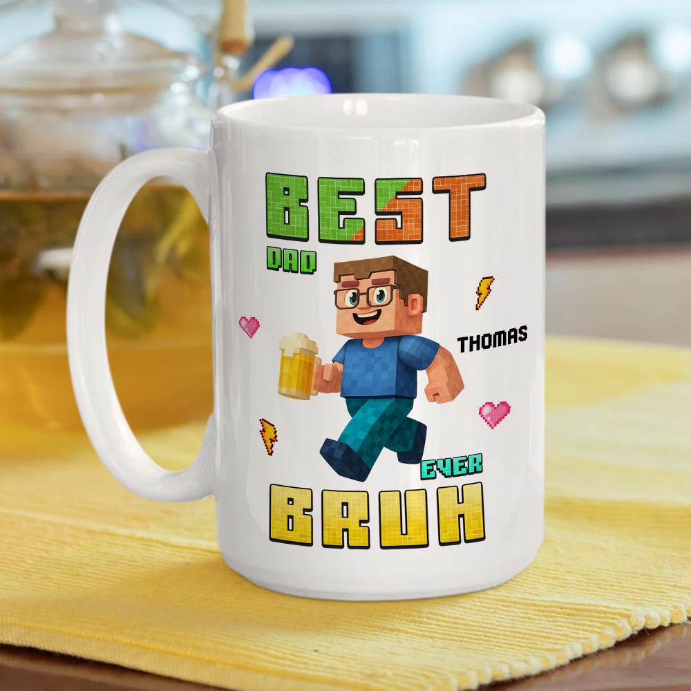 Best Bruh - Personalized Custom Coffee Mug - Image 5
