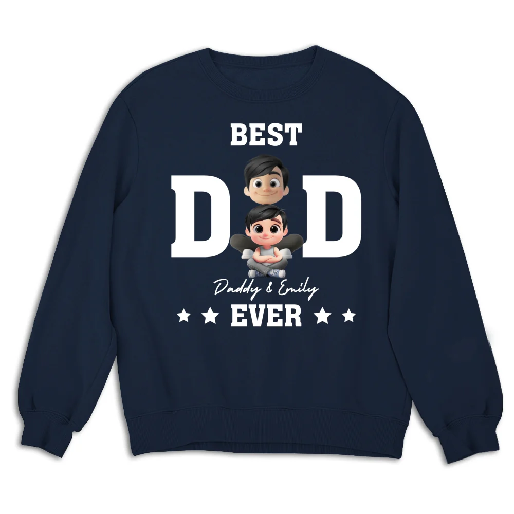 Best Dad And Awesome Kid - Personalized Custom Shirt - Image 17