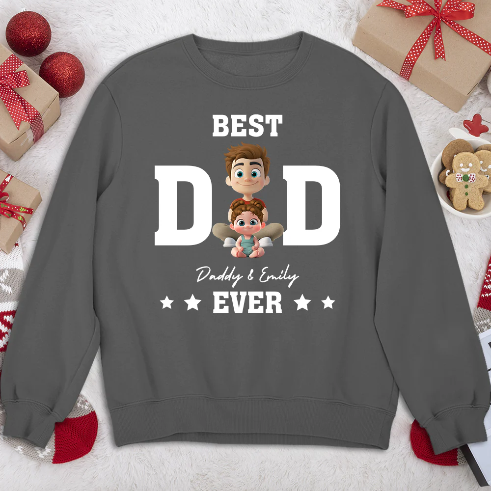 Best Dad And Awesome Kid - Personalized Custom Shirt - Image 6