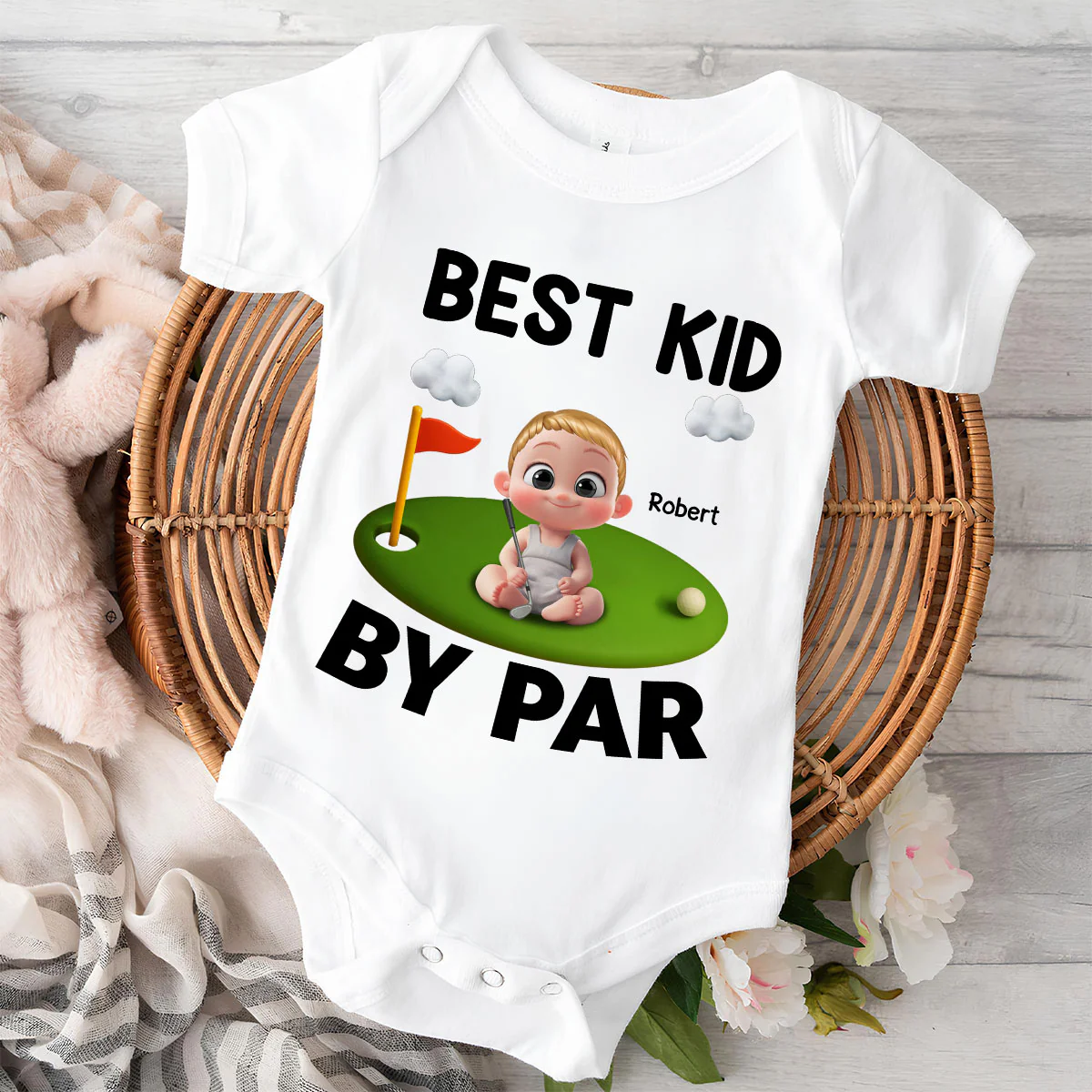 Best Dad And Kid By Par - Personalized Custom T-shirt And Onesie - Image 11