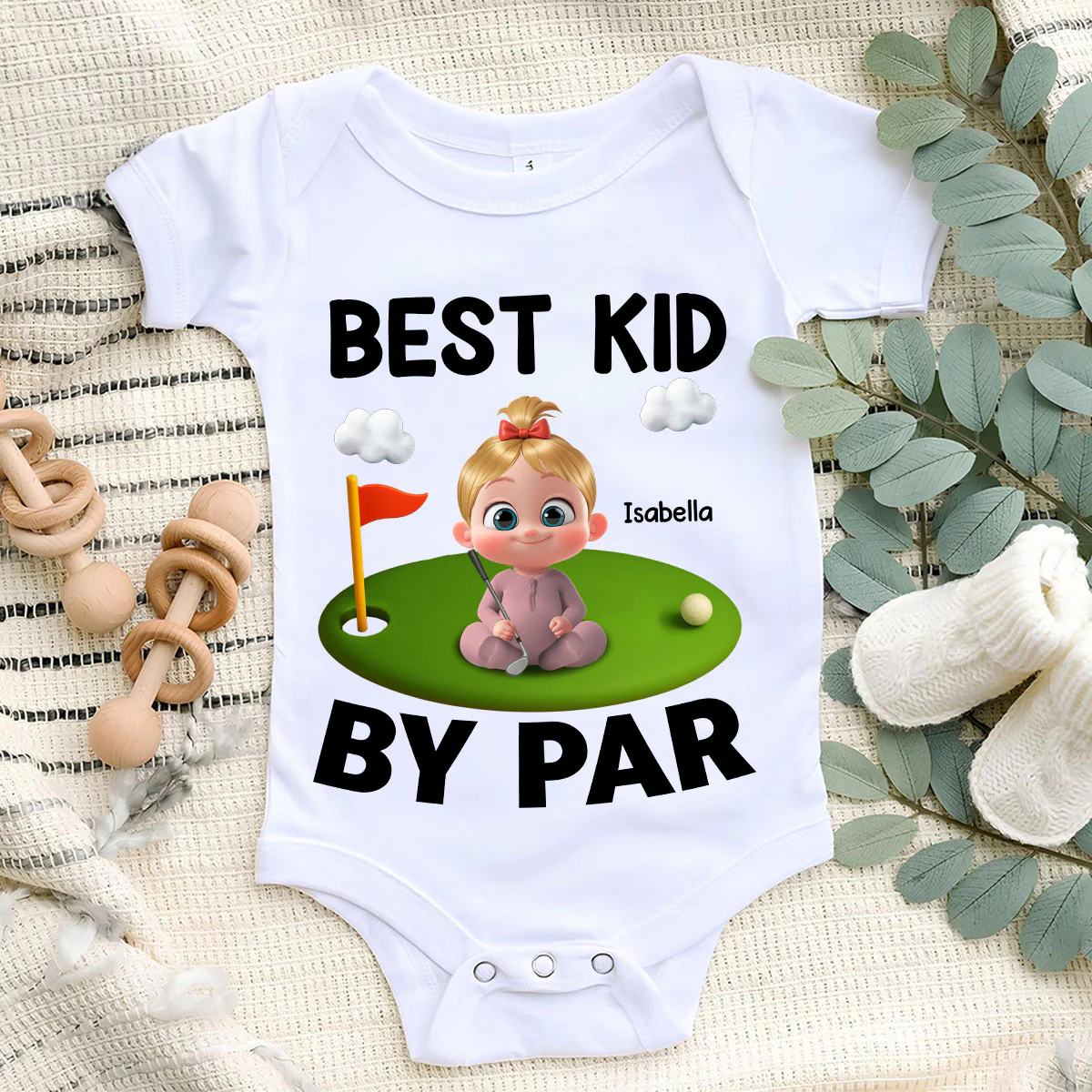 Best Dad And Kid By Par - Personalized Custom T-shirt And Onesie - Image 14