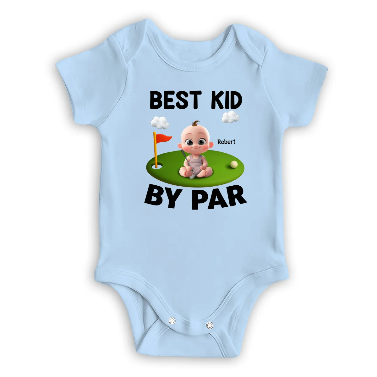 Best Dad And Kid By Par - Personalized Custom T-shirt And Onesie - Image 18