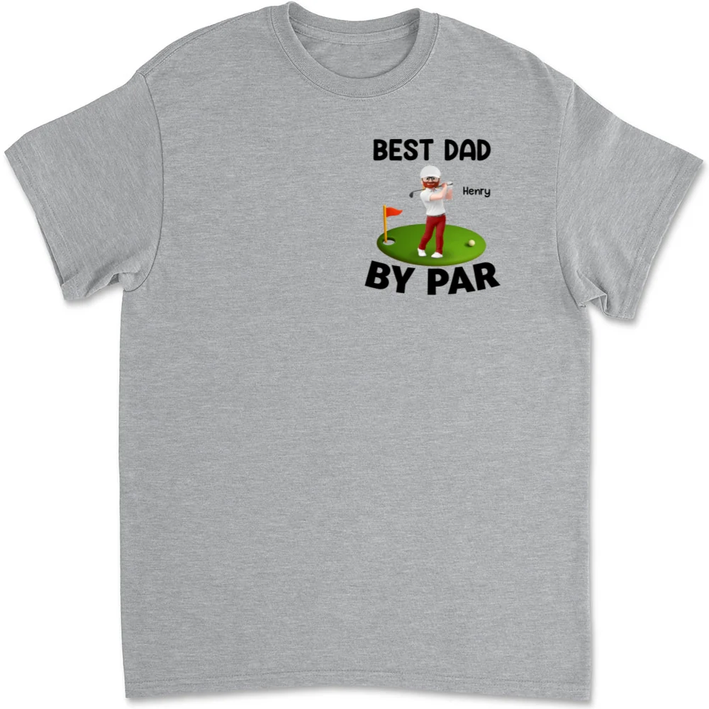 Best Dad And Kid By Par - Personalized Custom T-shirt And Onesie - Image 7