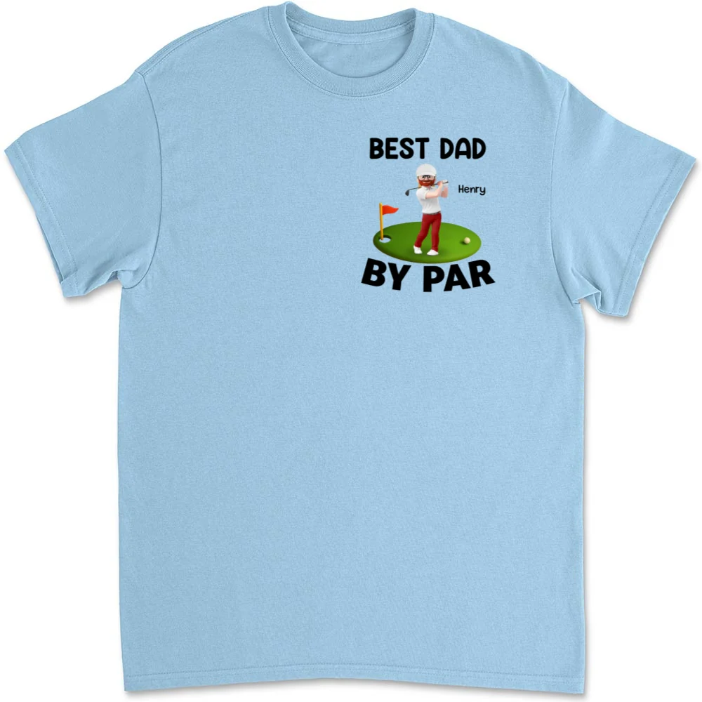 Best Dad And Kid By Par - Personalized Custom T-shirt And Onesie - Image 8