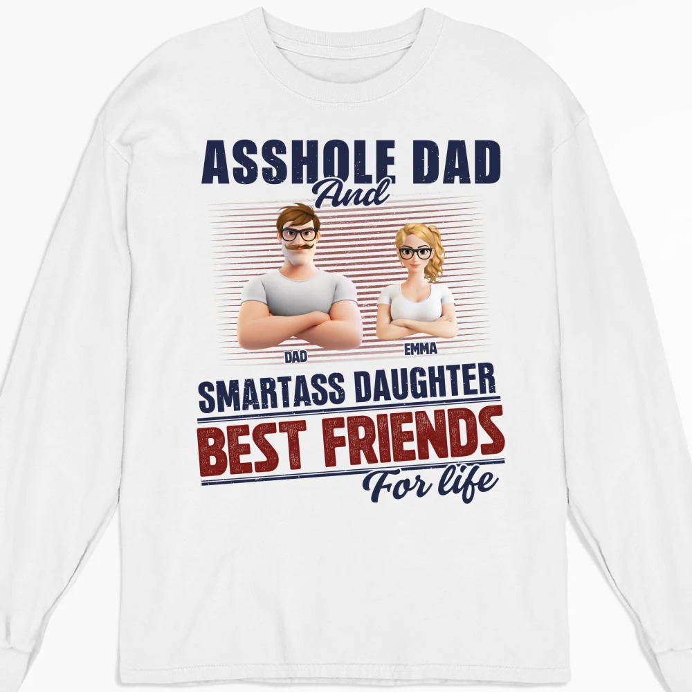 Best Dad And Smart Daughter - Personalized Custom Shirt - Image 11