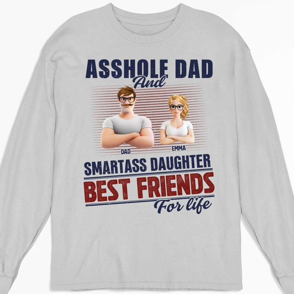 Best Dad And Smart Daughter - Personalized Custom Shirt - Image 12