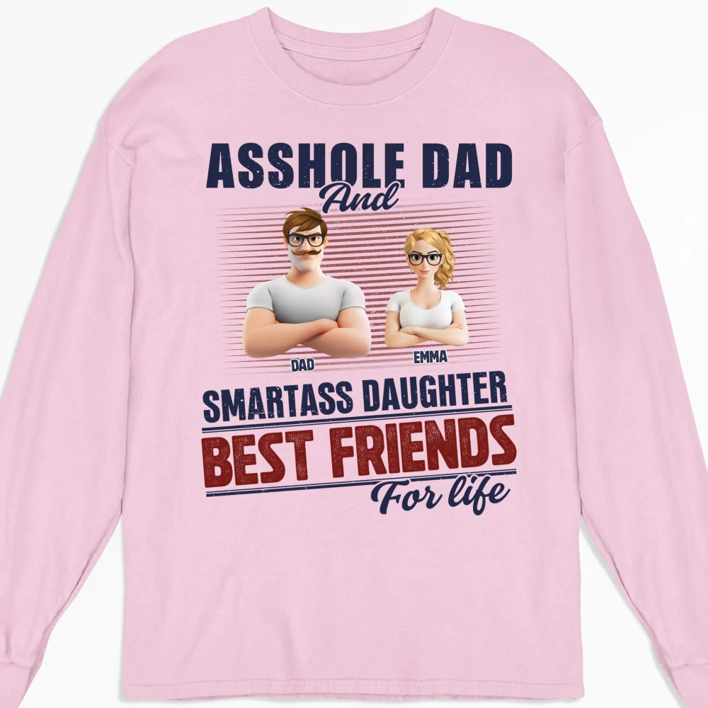 Best Dad And Smart Daughter - Personalized Custom Shirt - Image 13