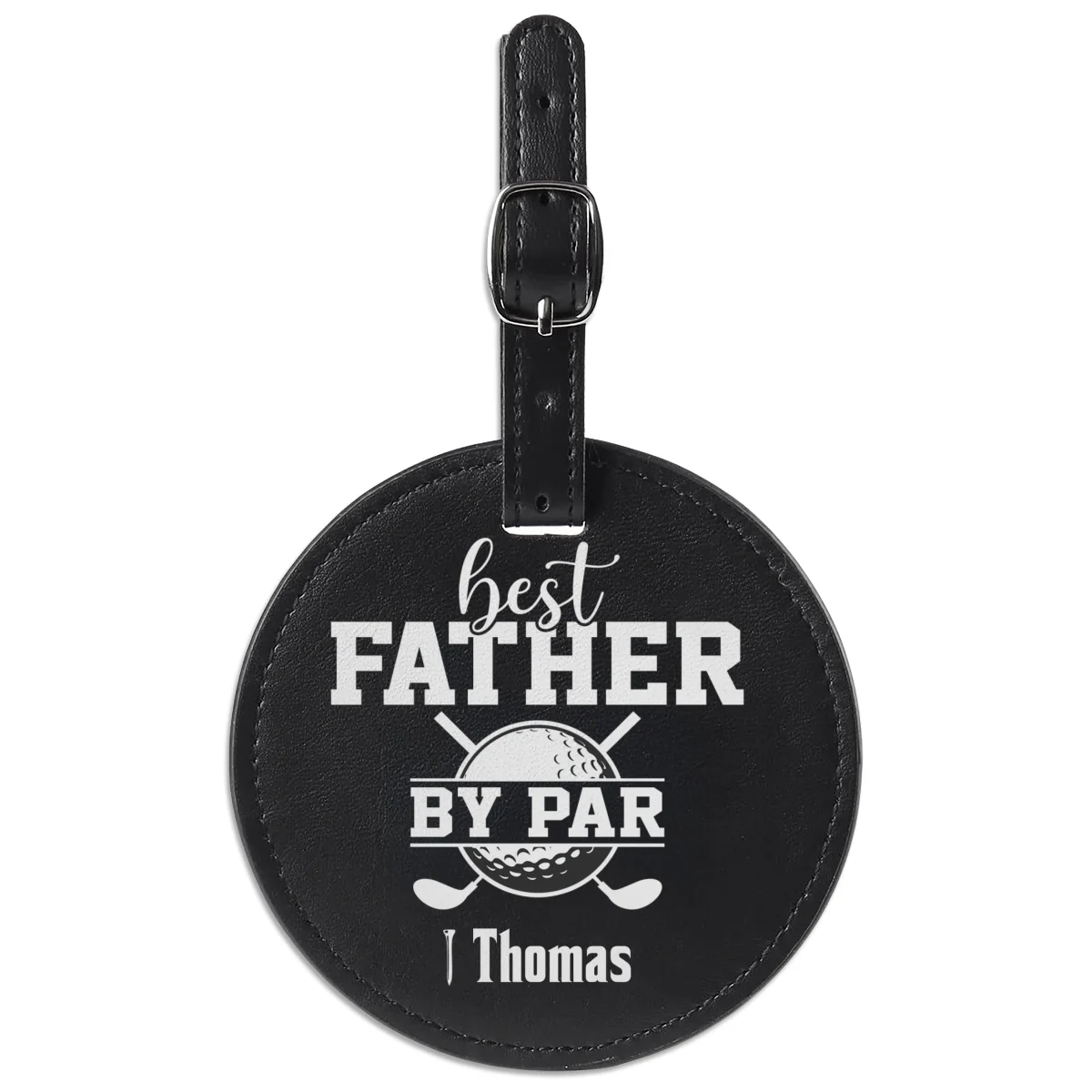 Best Dad By Par - Personalized Custom Golf Tee Bag - Image 8