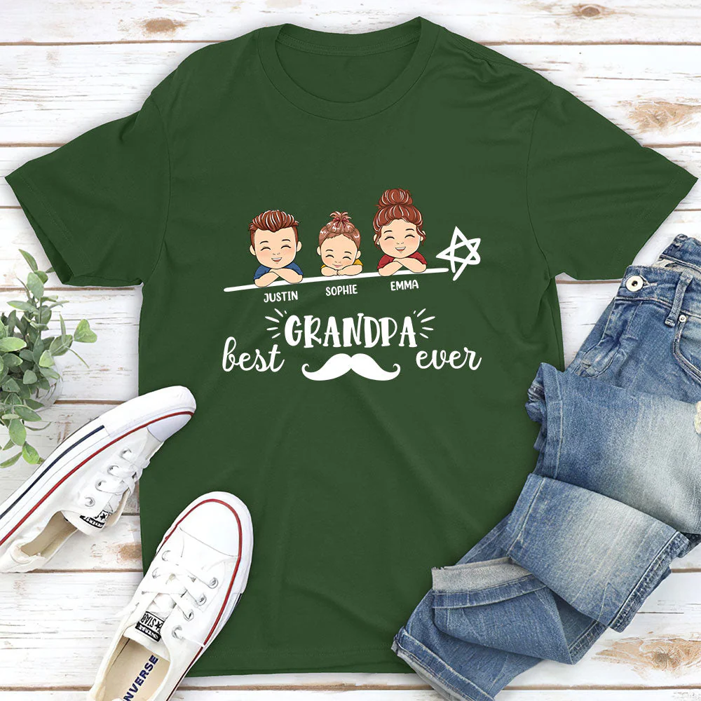 Best Dad Ever - Personalized Custom Shirt - Image 2