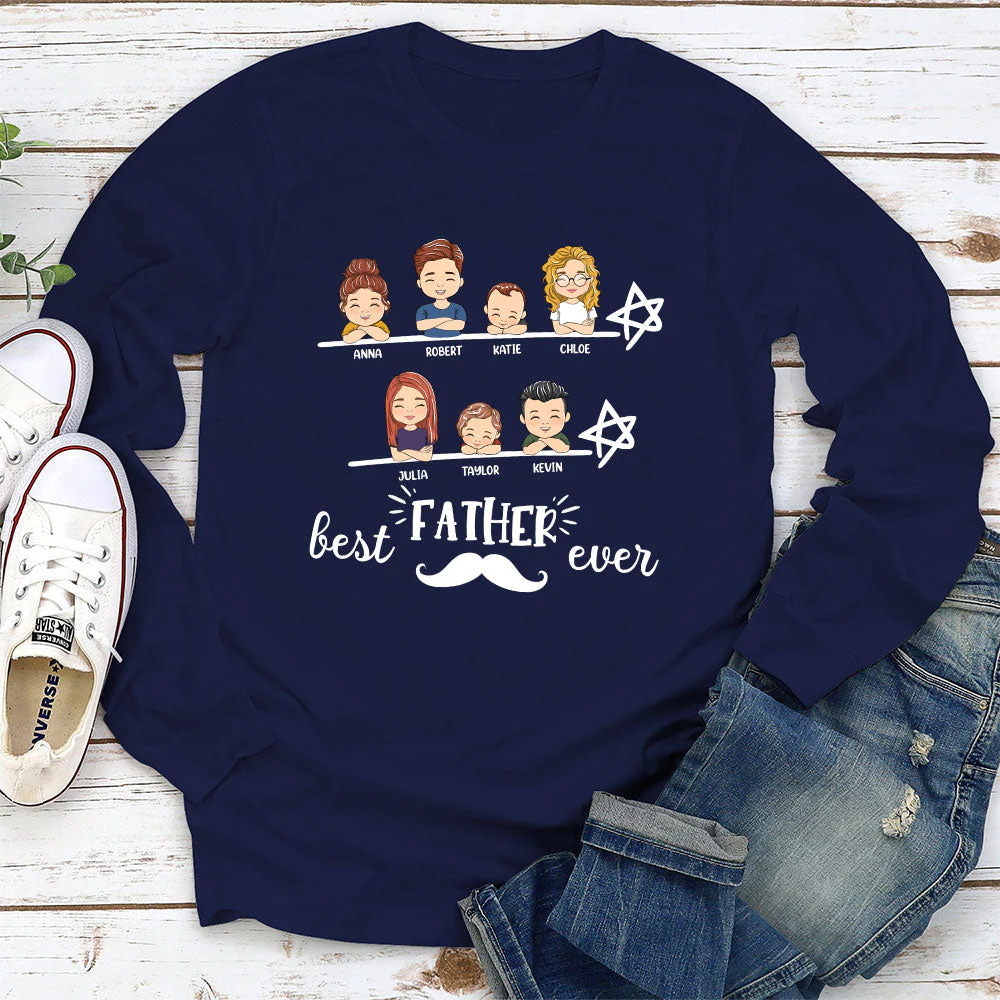 Best Dad Ever - Personalized Custom Shirt - Image 4